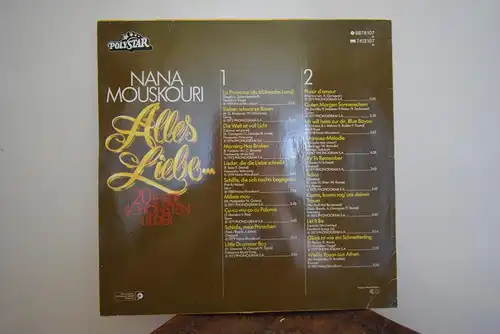 Nana Mouskouri ‎– Alles Liebe... - 20 Ihrer Schönsten Lieder