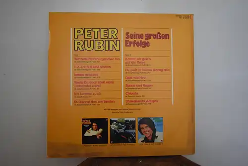 Peter Rubin – Seine Großen Erfolge