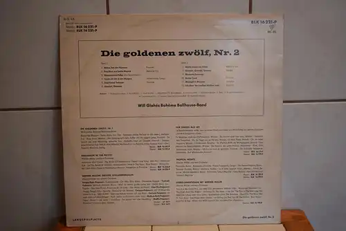 Will Glahé's Bohéme Ballhouse Band ‎– Die Goldenen Zwölf № 2