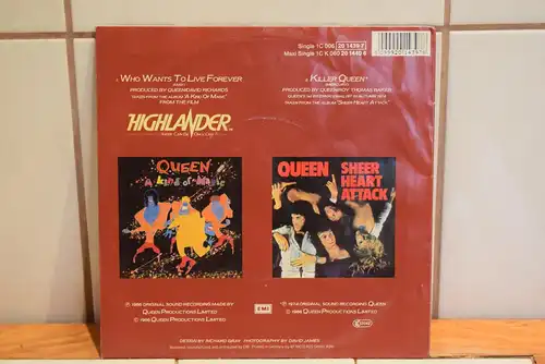 Queen ‎– Who Wants To Live Forever/ Killer Queen