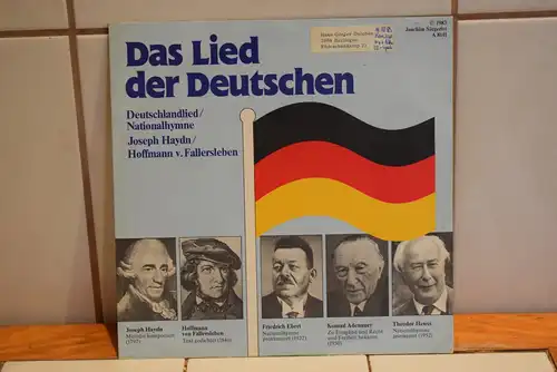  Joseph Haydn / Hoffmann v. Fallersleben – Das Lied Der Deutschen (Deutschlandlied / Nationalhymne)