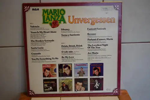 Mario Lanza ‎– Unvergessen