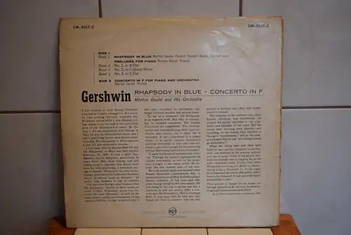 Gershwin, Morton Gould And His Orchestra – Rhapsody In Blue / Concerto In F