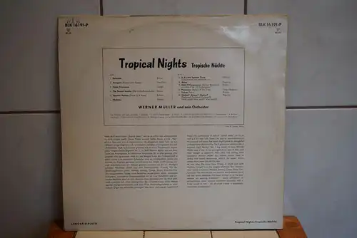 Werner Müller Und Sein Orchester – Tropical Nights - Tropische Nächte