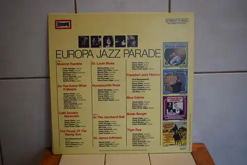 Fatty George, Emil Mangelsdorff, Oscar Klein, Miriam Klein, Albert Nicholas ‎– Europa Jazz Parade