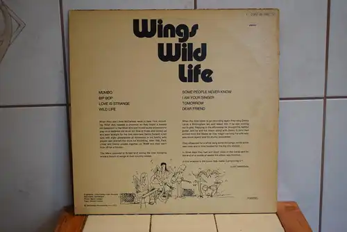 Wings ‎– Wild Life