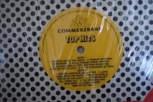 Commerzbank - Top Hits " Interessanter Sampler , Picture Disk "