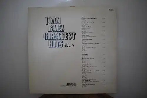 Joan Baez ‎– Greatest Hits Vol. 2