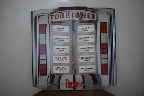 Foreigner ‎– Records " Schönes Sammlerstück , selten in dieser Version in einem so guten Zustand zu bekommen"
