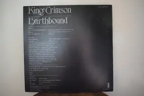 King Crimson ‎– Earthbound