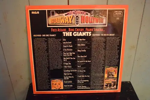 Frank Sinatra, Fred Astaire, Bing Crosby ‎– The Best Of Broadway And Hollywood - The Giants