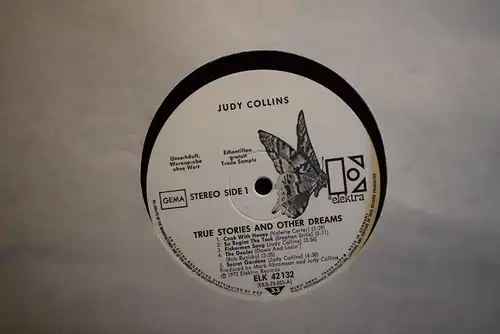 Judy Collins – True Stories "Sammlerstück , seltene Promo Pressung "