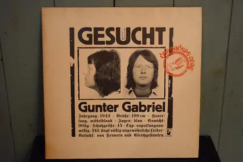 Gunter Gabriel ‎– Gesucht