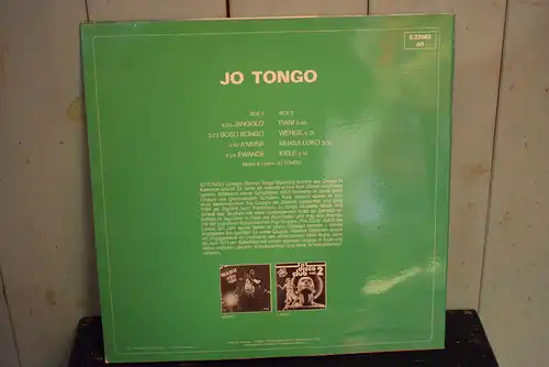 Jo Tongo ‎– Jo Tongo "Seltene Afro Beat Scheibe in Top Zustand , absolutes Sammlerstück "