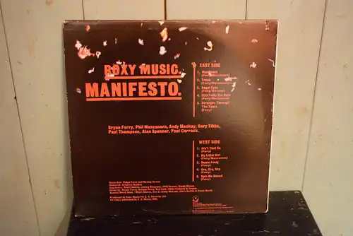 Roxy Music ‎– Manifesto (US Pressung)