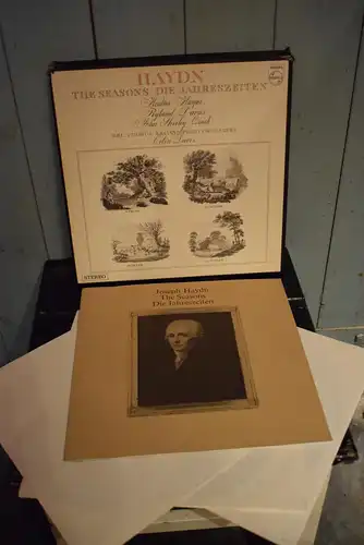 Haydn / Colin Davis ‎– The Seasons / Die Jahreszeiten "2 LP Box von 1968 mit Textbeilage , LPs in Top Zustand "