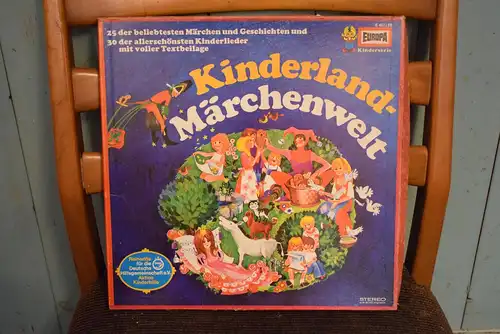  Kinderserie – Kinderland - Märchenwelt "3 LP Box Europa von 1970 , LPs in sehr gutem Zustand "