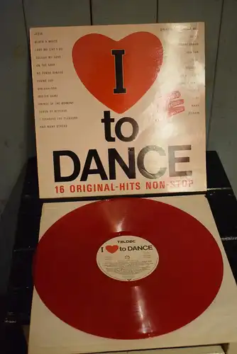  I Love To Dance "Fetziger , gemixter Dance Sampler in Red Vinyl "