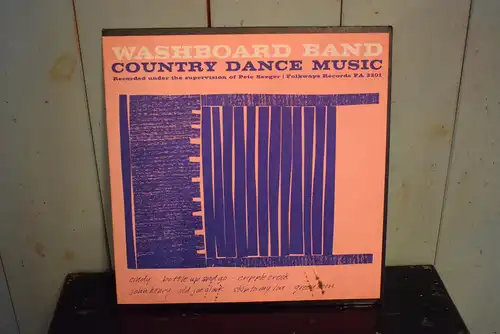 Washboard Band ‎– Country Dance Music " 10" Rarität aus dem Jahr 1959 , top erhalten incl. Original Booklet "