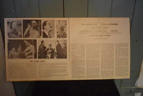 Original Cast, Rex Harrison, Julie Andrews With Stanley Holloway Book And Lyrics By Alan Jay Lerner Music By Frederick Loewe ‎– My Fair Lady