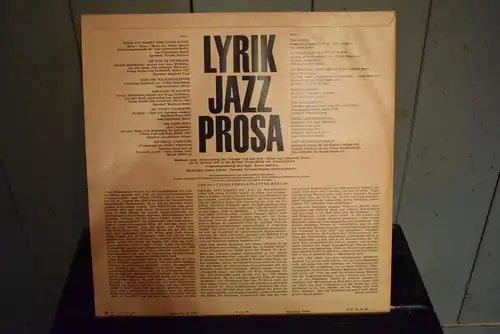 Lyrik - Jazz - Prosa