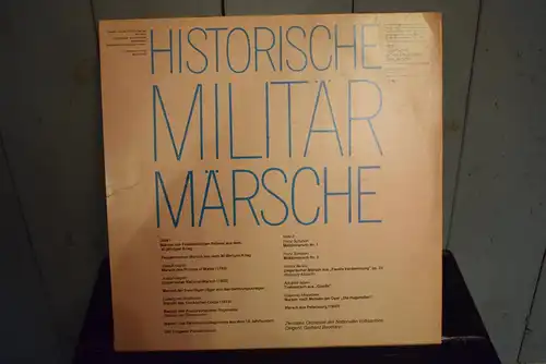 Zentrales Orchester Der Nationalen Volksarmee ‎– Historische Militärmärsche