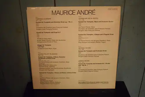 Maurice André ‎– Spielt Albinoni Telemann Hertel M. Haydn J. Haydn