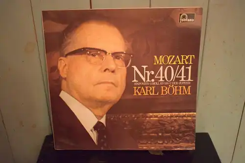 Mozart - Karl Böhm, Concertgebouw-Orchester Amsterdam ‎– Sinfonie Nr. 40 G-Moll KV 550 / Sinfonie Nr. 41 C-Dur »Jupiter«