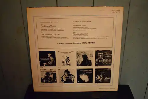Respighi, Reiner / Chicago Symphony ‎– Pines Of Rome / Fountains Of Rome