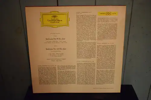 Joseph Haydn - Eugen Jochum, Sinfonie-Orchester Des Bayerischen Rundfunks ‎– Sinfonie Nr. 91 Es-Dur / Sinfonie Nr. 103 Es-Dur (Mit Dem Paukenwirbel)