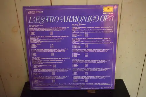 Antonio Vivaldi / Orchestre De Chambre Paul Kuentz ‎– L'Estro Armonico OP. 3