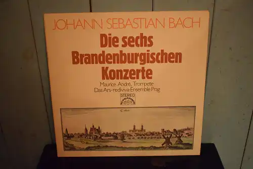 Johann Sebastian Bach - Ars-rediviva-Ensemble Prag, Milan Munclinger ‎– Die Sechs Brandenburgischen Konzerte