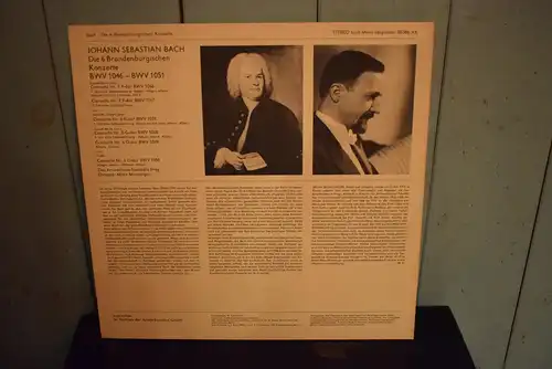 Johann Sebastian Bach - Ars-rediviva-Ensemble Prag, Milan Munclinger ‎– Die Sechs Brandenburgischen Konzerte