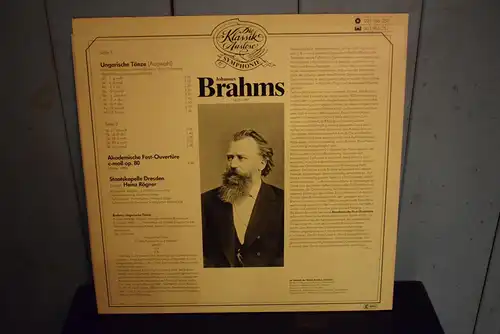 Brahms - Staatskapelle Dresden, Heinz Rögner ‎– Ungarische Tänze / Akademische Fest-Ouvertüre