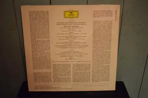 Ravel / Mussorgsky - Berliner Philharmoniker, Herbert von Karajan ‎– Bolero / Tableaux D'une Exposition (Bilder Einer Ausstellung · Pictures At An Exhibition)