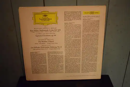 Berliner Philharmoniker ∙ Radio-Symphonie-Orchester Berlin ∙ Ferenc Fricsay ‎– Eine Kleine Nachtmusik · Egmont-Ouverture · Die Moldau (Vltava) · Les Preludes