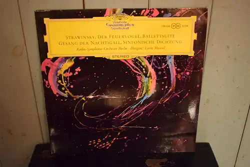Igor Stravinsky, Lorin Maazel, Radio-Symphonie-Orchester Berlin ‎– Der Feuervogel, Ballettsuite Gesang Der Nachtigall, Sinfonische Dichtung