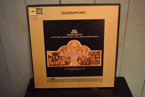 Verdi - Leonard Bernstein, Martina Arroyo • Josephine Veasey • Placido Domingo • Ruggero Raimondi, The London Symphony Orchestra, London Symphony Chorus, Arthur Oldham – Requiem "Schöne 2LP Box Quadrophonie , LPs Top Zustand"