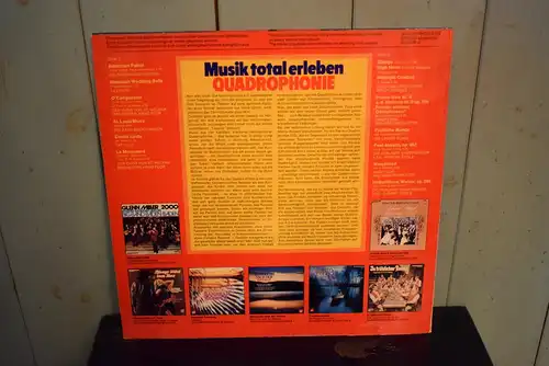 Musik Total Erleben (Quadrophonie) " Quadrophonie Sampler zum reinschnuppern , top Zustand "