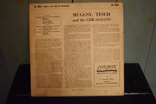 Muggsy, Tesch And The Chicagoans "Jazz Rarität aus dem Jahr 1953, 10 Zoll"