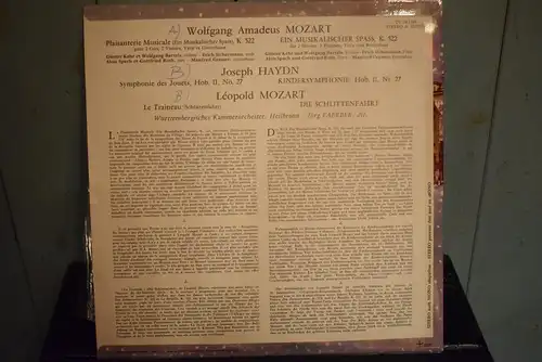 Wolfgang Amadeus Mozart, Joseph Haydn, Leopold Mozart, Württembergisches Kammerorchester, Jörg Faerber ‎– Humour In Music - 18th Century Style