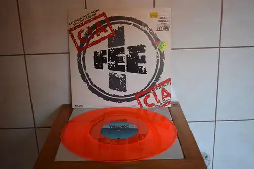 FEE ‎– CIA  "Schönes Sammlerexemplar in Orange Transparent Vinyl" 