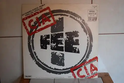 FEE ‎– CIA  "Schönes Sammlerexemplar in Orange Transparent Vinyl" 