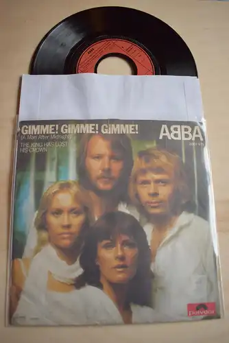 ABBA ‎– Gimme! Gimme! Gimme! (A Man After Midnight)/ The King has lost his Crown