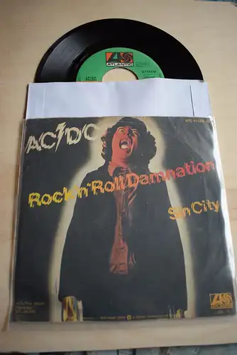 AC/DC ‎– Rock 'N' Roll Damnation/ Sin City "Deutsche Erstpressung"