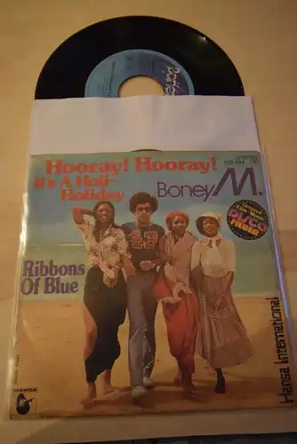 Boney M. ‎– Hooray! Hooray! It's A Holi-Holiday / Ribbons of Blue