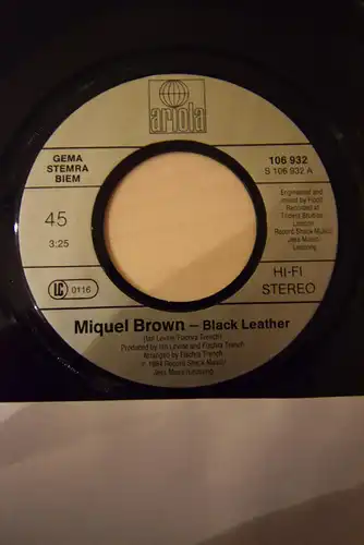 Miquel Brown ‎– Black Leather / Instr. Version