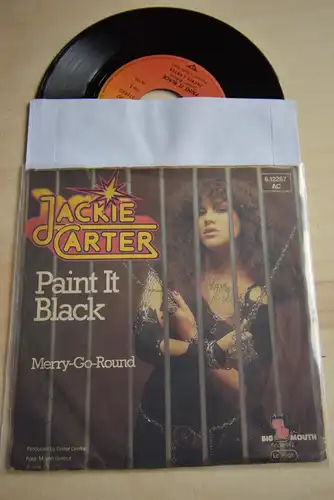 Jackie Carter ‎– Paint It Black / Merry Go Round