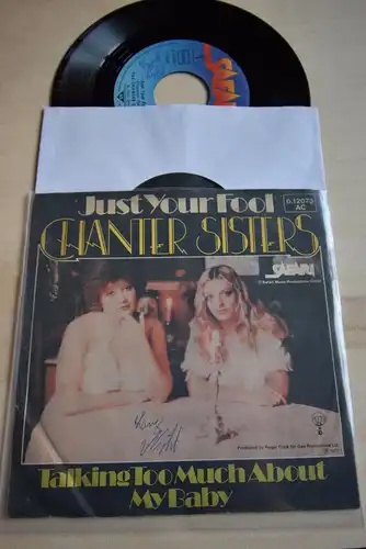 Chanter Sisters ‎– Just Your Fool / Talking Too Much About My Baby