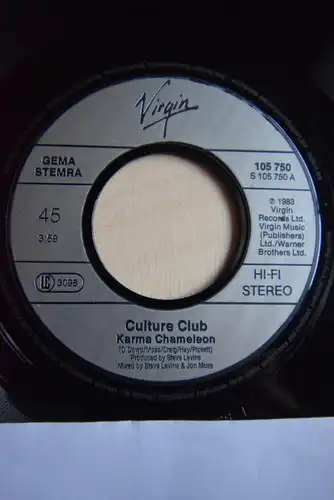 Culture Club ‎– Karma Chameleon / Thats the Way 